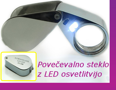 Geolo�ka lupa z LED lu�ko
