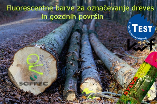 Barve za ozna�evanje gozdov  lesa