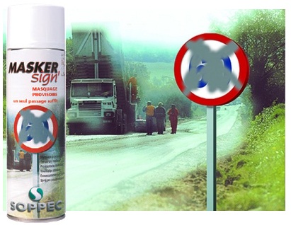 OPOZORILNI MARKIRNI SPREJ SOPPEC Barva za ozna�evanje na terenu