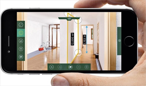 Laserski ro�ni meter BOSCH PLR 30C razdaljemer skica