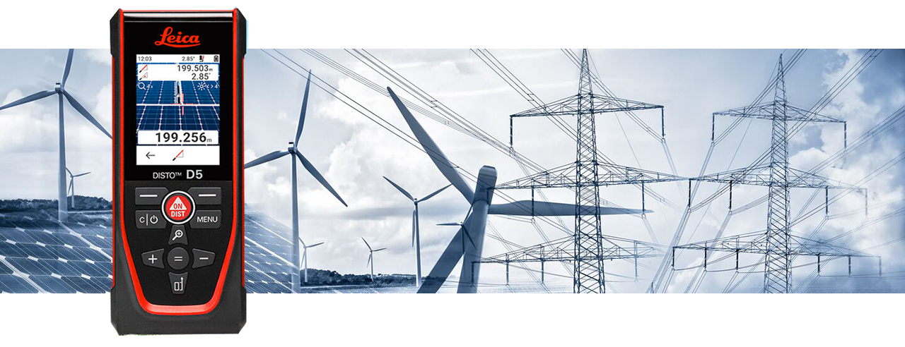 Laserski meter leica Disto D5 merjenje zunaj