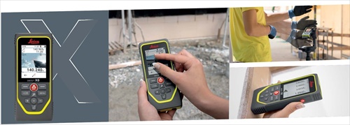 Laserski meter leica Disto X6 p2p merjenje zunaj