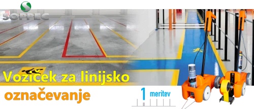 SOPPEC vozi�ek za linijsko ozna�evanje