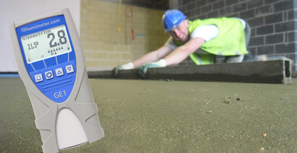 Merilec vla�nosti betona in estriha humimeter DE1
